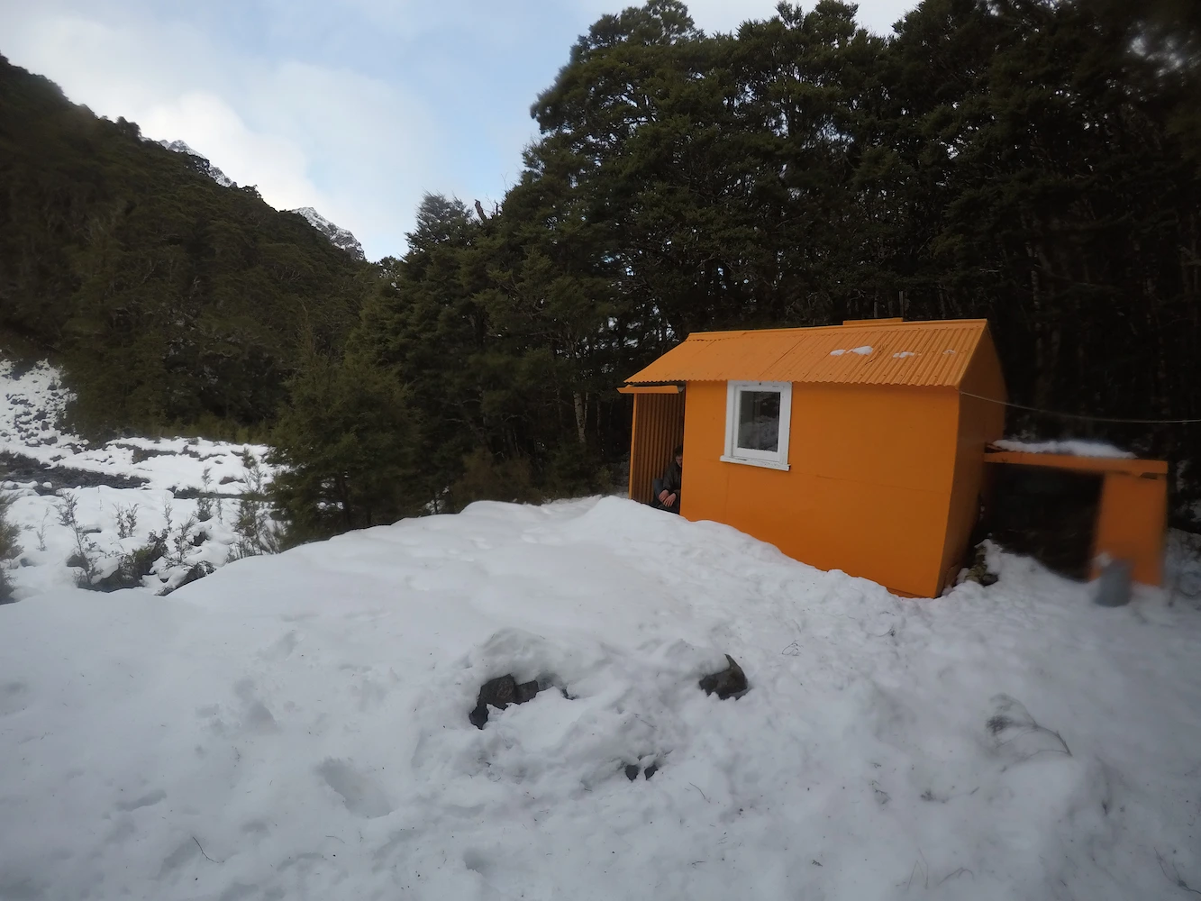 Takitimus hike winter 2023.